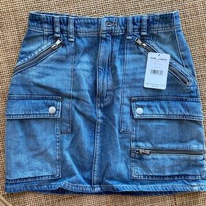 Free People denim skirt